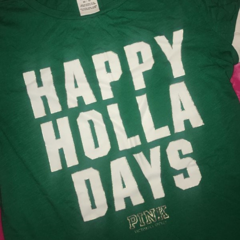 Victoria’s Secret PINK Happy Holla Days T-shirt